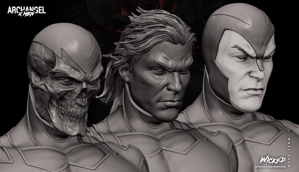 P站图纸印象馆 3DWicked 漫威 X战警 天使长 沃伦·肯尼思·沃辛顿三世 3DWicked 漫威 X战警 天使长 沃伦·肯尼思·沃辛顿三世