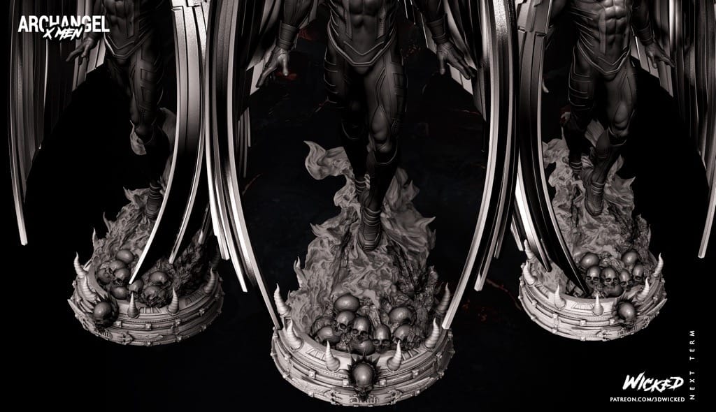 P站图纸印象馆 3DWicked 漫威 X战警 天使长 沃伦·肯尼思·沃辛顿三世 3DWicked 漫威 X战警 天使长 沃伦·肯尼思·沃辛顿三世