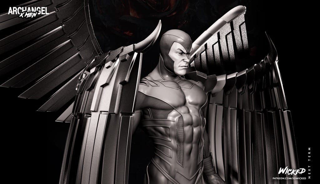 P站图纸印象馆 3DWicked 漫威 X战警 天使长 沃伦·肯尼思·沃辛顿三世 3DWicked 漫威 X战警 天使长 沃伦·肯尼思·沃辛顿三世