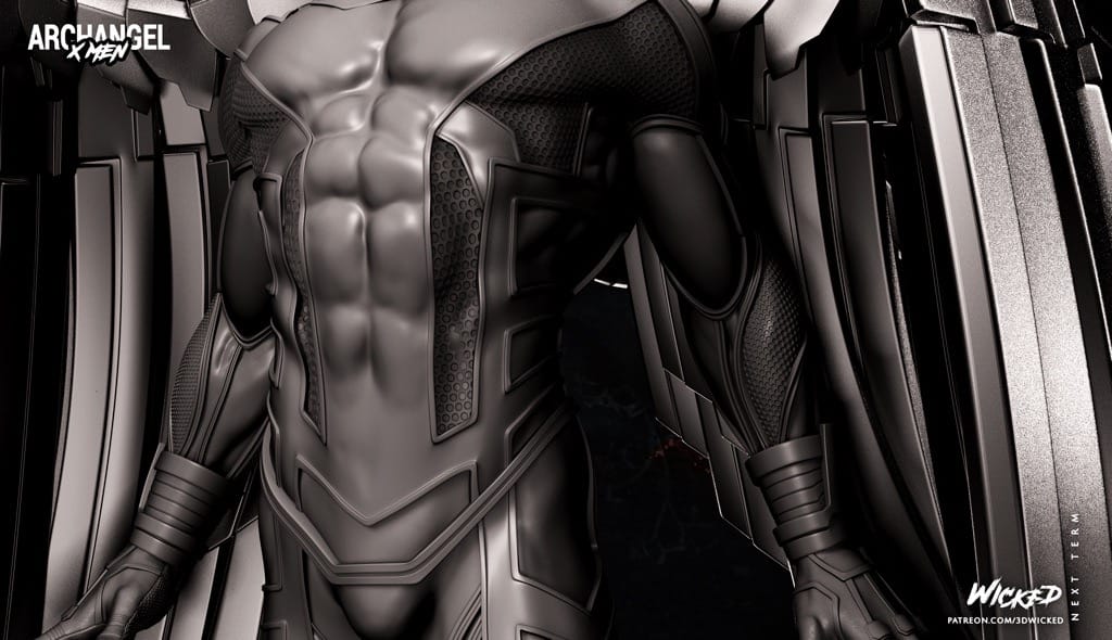 P站图纸印象馆 3DWicked 漫威 X战警 天使长 沃伦·肯尼思·沃辛顿三世 3DWicked 漫威 X战警 天使长 沃伦·肯尼思·沃辛顿三世