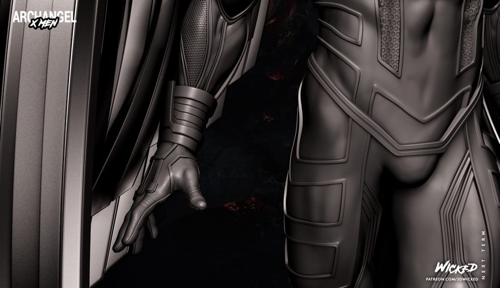 P站图纸印象馆 3DWicked 漫威 X战警 天使长 沃伦·肯尼思·沃辛顿三世 3DWicked 漫威 X战警 天使长 沃伦·肯尼思·沃辛顿三世