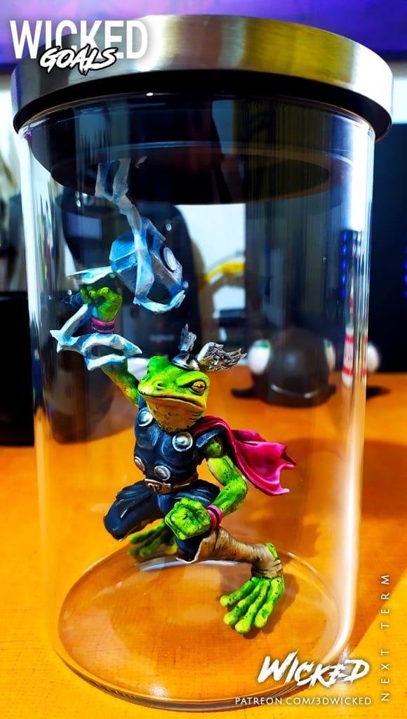 P站图纸印象馆 3DWicked 漫威 青蛙雷神 3DWicked 漫威 青蛙雷神