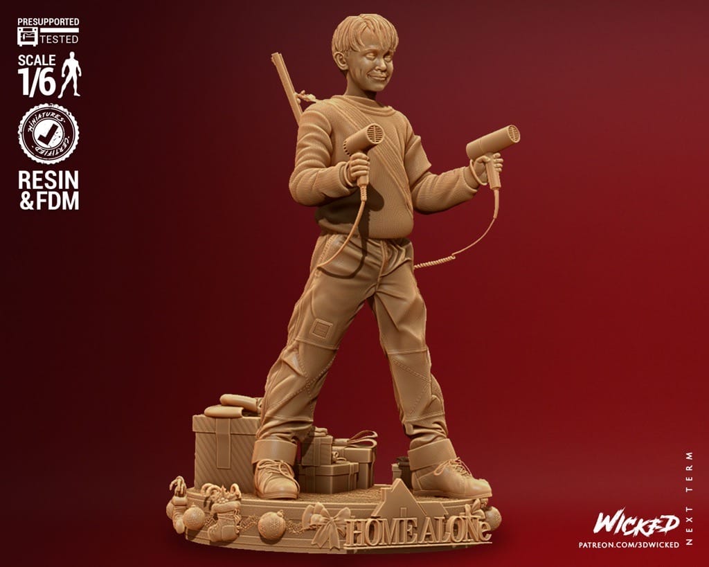 P站图纸印象馆 3DWicked 小鬼当家 Kevin 3DWicked 小鬼当家 Kevin