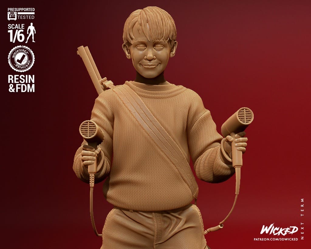 P站图纸印象馆 3DWicked 小鬼当家 Kevin 3DWicked 小鬼当家 Kevin