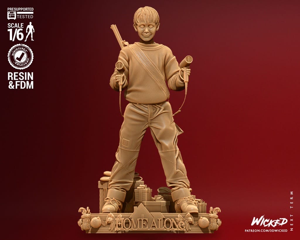 P站图纸印象馆 3DWicked 小鬼当家 Kevin 3DWicked 小鬼当家 Kevin