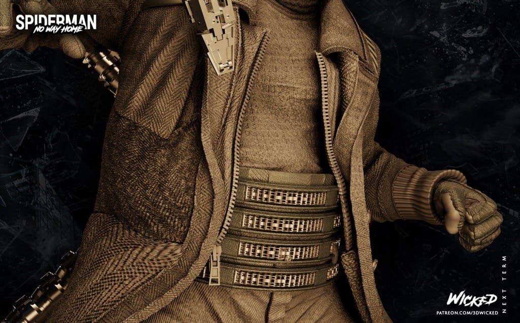 P站图纸印象馆 3DWicked 漫威 蜘蛛侠 博士章鱼 3DWicked 漫威 蜘蛛侠 博士章鱼