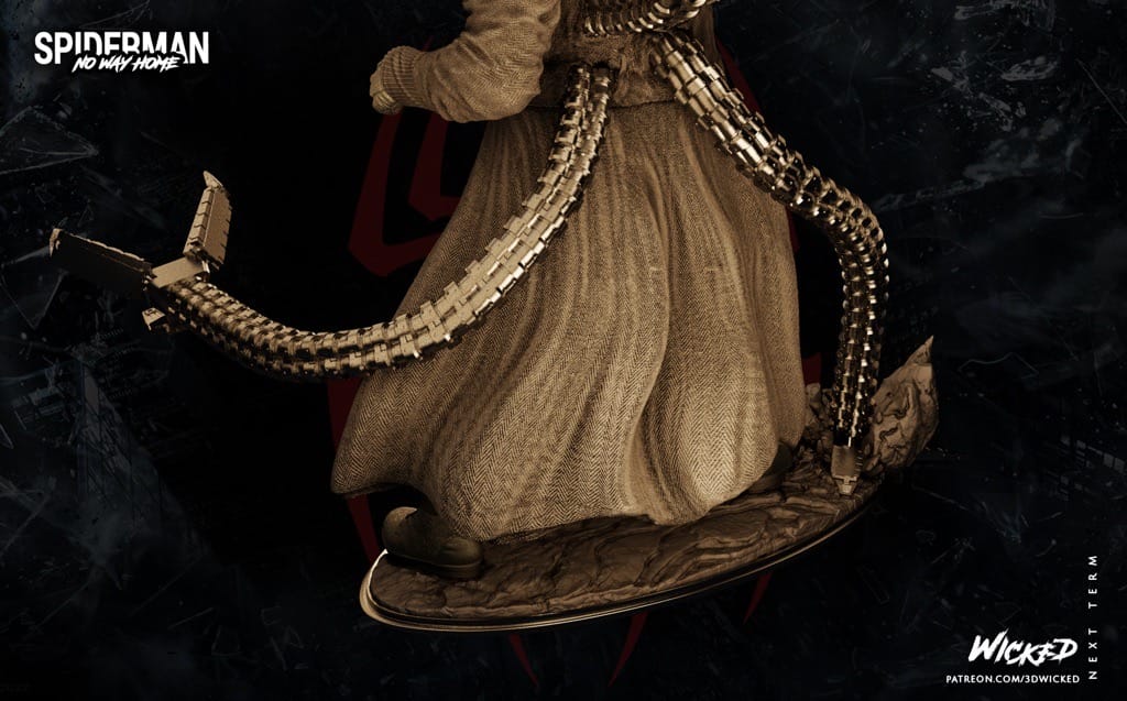 P站图纸印象馆 3DWicked 漫威 蜘蛛侠 博士章鱼 3DWicked 漫威 蜘蛛侠 博士章鱼