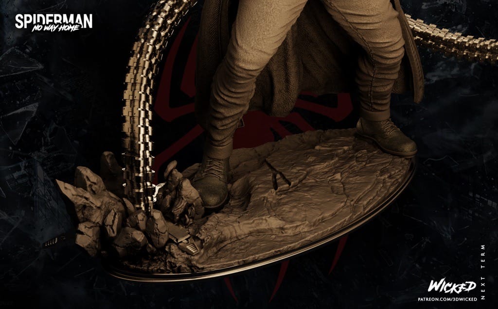 P站图纸印象馆 3DWicked 漫威 蜘蛛侠 博士章鱼 3DWicked 漫威 蜘蛛侠 博士章鱼