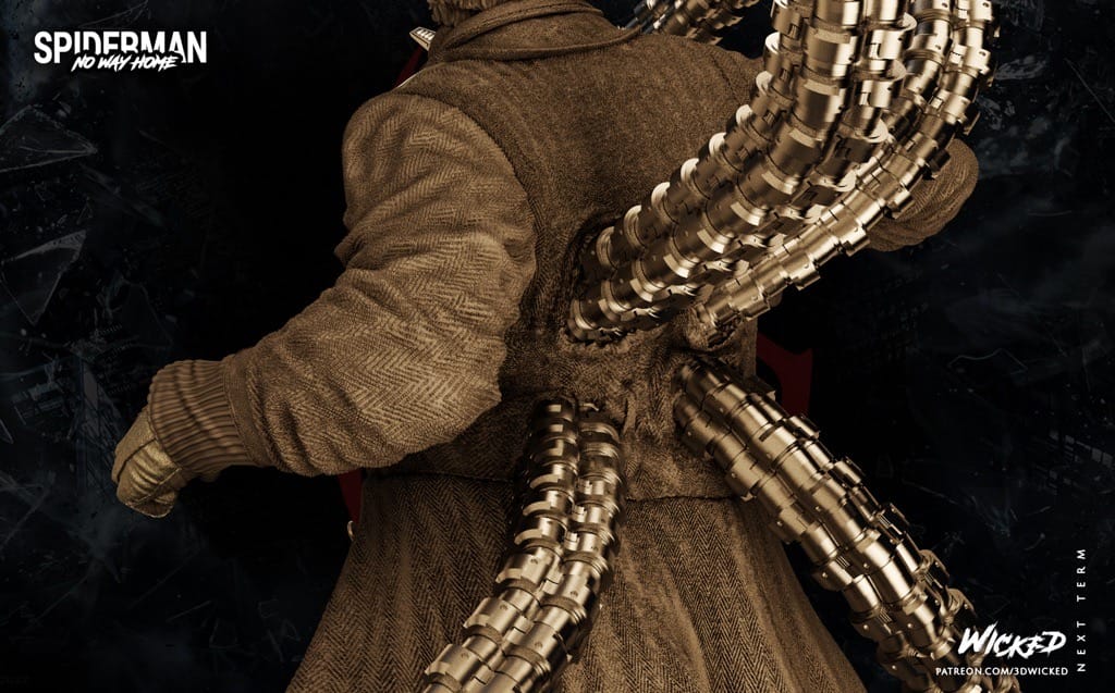P站图纸印象馆 3DWicked 漫威 蜘蛛侠 博士章鱼 3DWicked 漫威 蜘蛛侠 博士章鱼