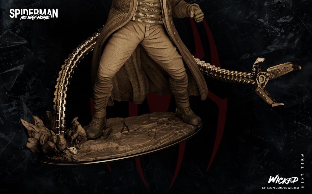 P站图纸印象馆 3DWicked 漫威 蜘蛛侠 博士章鱼 3DWicked 漫威 蜘蛛侠 博士章鱼