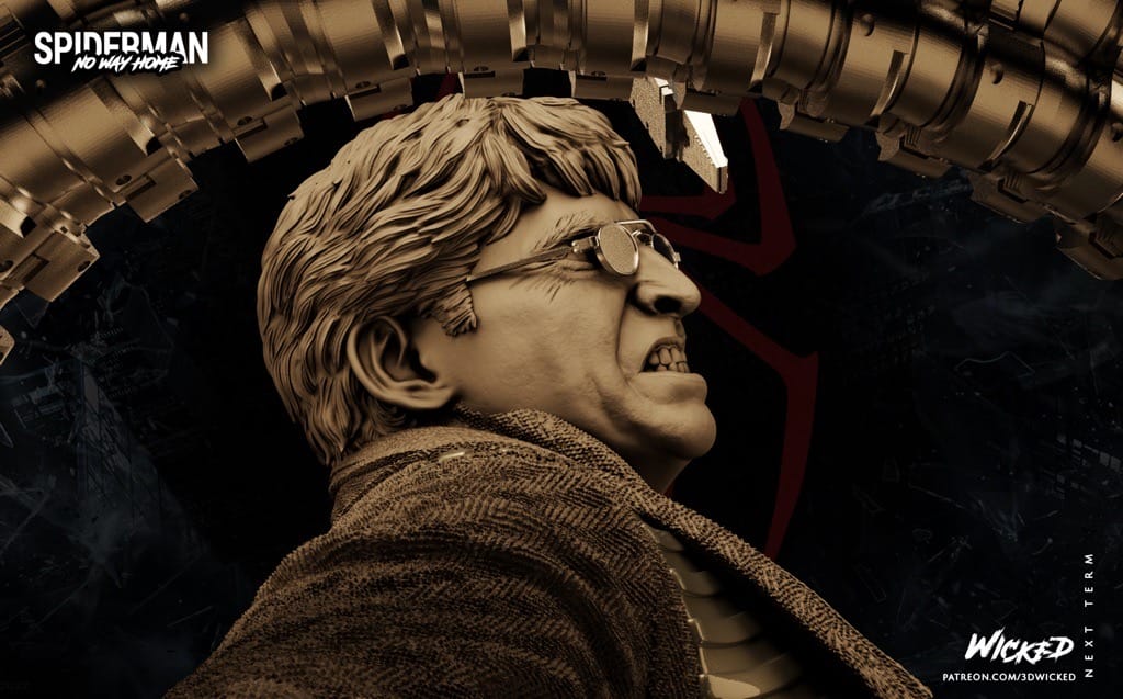 P站图纸印象馆 3DWicked 漫威 蜘蛛侠 博士章鱼 3DWicked 漫威 蜘蛛侠 博士章鱼