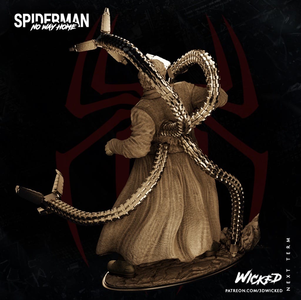 P站图纸印象馆 3DWicked 漫威 蜘蛛侠 博士章鱼 3DWicked 漫威 蜘蛛侠 博士章鱼