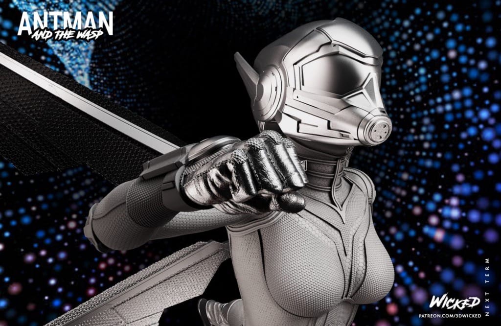 P站图纸印象馆 3DWicked 漫威 蚁人 黄蜂女 3DWicked 漫威 蚁人 黄蜂女