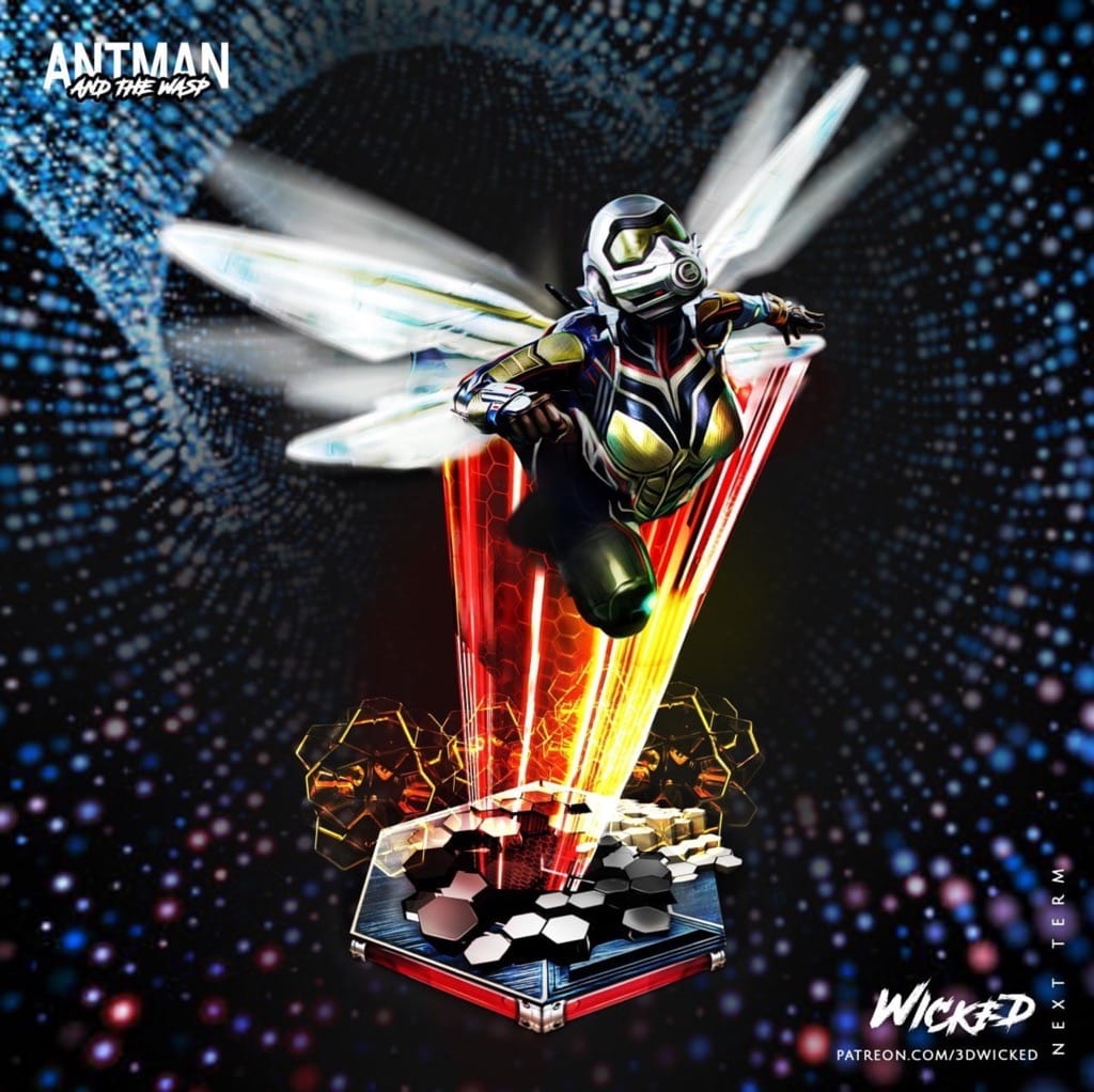 P站图纸印象馆 3DWicked 漫威 蚁人 黄蜂女 3DWicked 漫威 蚁人 黄蜂女