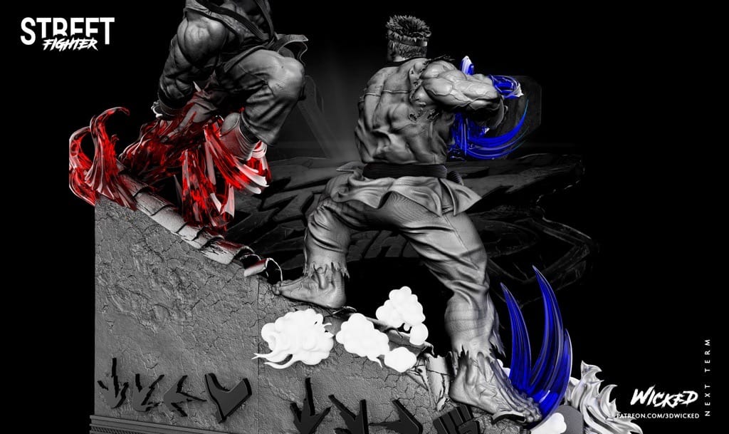 P站图纸印象馆 3DWicked 街头霸王 3DWicked 街头霸王