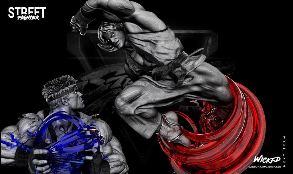 P站图纸印象馆 3DWicked 街头霸王 3DWicked 街头霸王