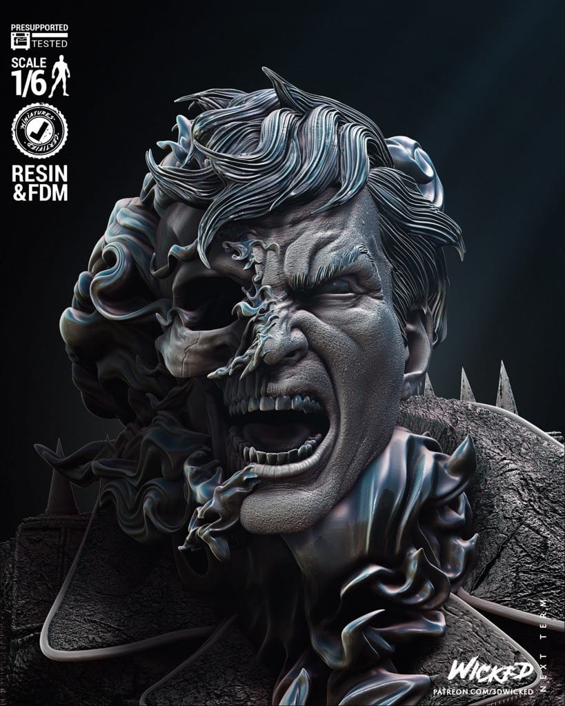 P站图纸印象馆 3DWicked 漫威 恶灵骑士 3DWicked 漫威 恶灵骑士