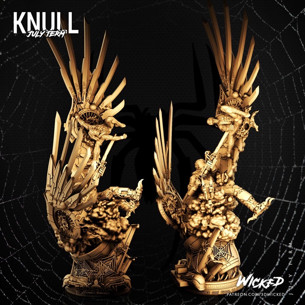 P站图纸印象馆 3DWicked 漫威 蜘蛛侠 秃鹫 3DWicked 漫威 蜘蛛侠 秃鹫