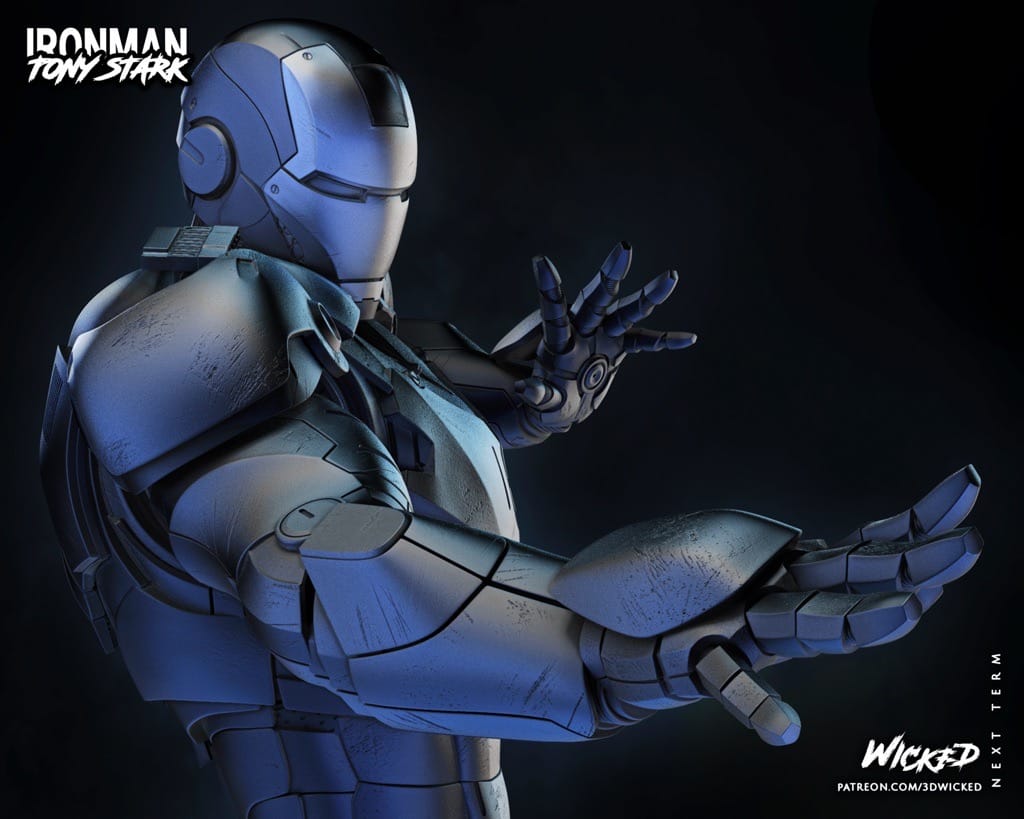 P站图纸印象馆 3DWicked 漫威 复联 钢铁侠 3DWicked 漫威 复联 钢铁侠