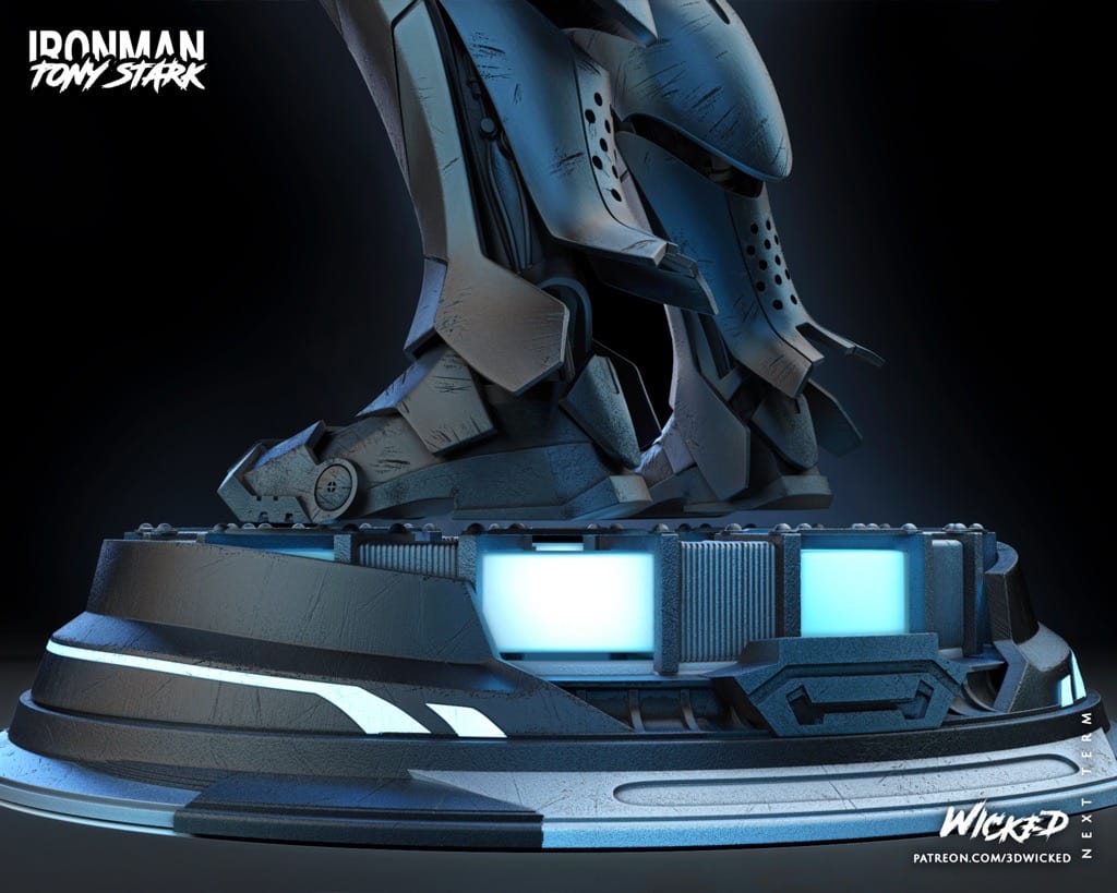 P站图纸印象馆 3DWicked 漫威 复联 钢铁侠 3DWicked 漫威 复联 钢铁侠