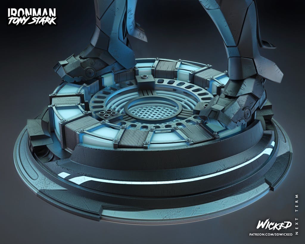 P站图纸印象馆 3DWicked 漫威 复联 钢铁侠 3DWicked 漫威 复联 钢铁侠