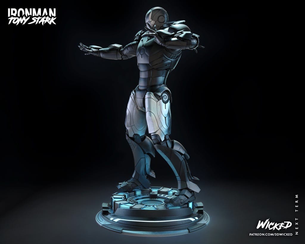 P站图纸印象馆 3DWicked 漫威 复联 钢铁侠 3DWicked 漫威 复联 钢铁侠