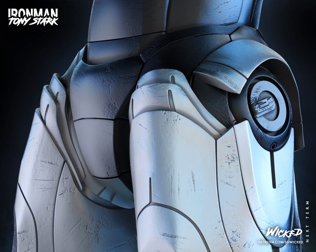 P站图纸印象馆 3DWicked 漫威 复联 钢铁侠 3DWicked 漫威 复联 钢铁侠