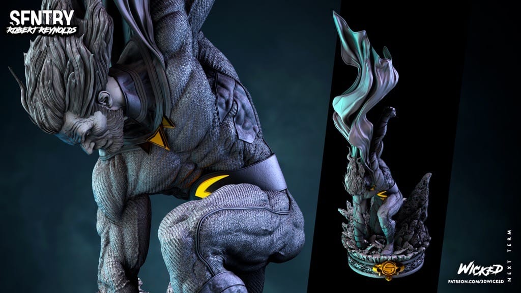 P站图纸印象馆 3DWicked 漫威 哨兵 3DWicked 漫威 哨兵