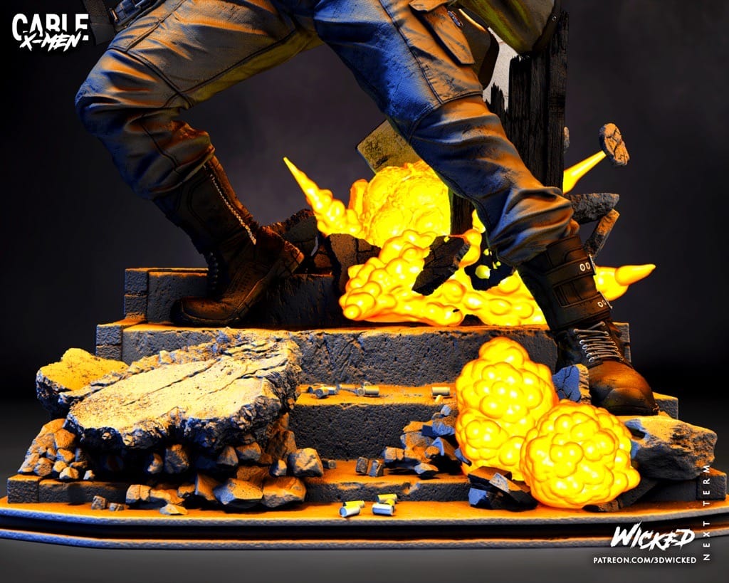 P站图纸印象馆 3DWicked 漫威 非凡X战警 电索 3DWicked 漫威 非凡X战警 电索