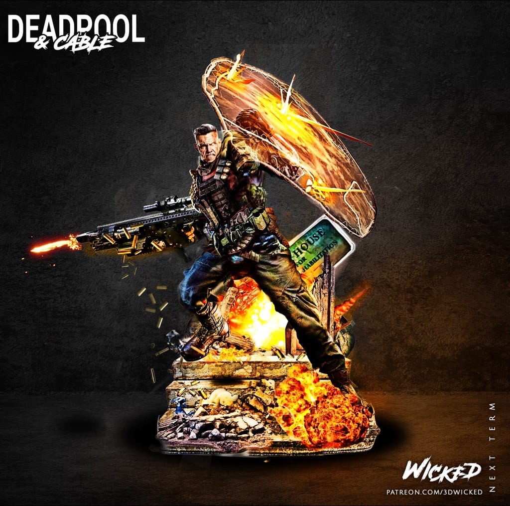 P站图纸印象馆 3DWicked 漫威 非凡X战警 电索 3DWicked 漫威 非凡X战警 电索