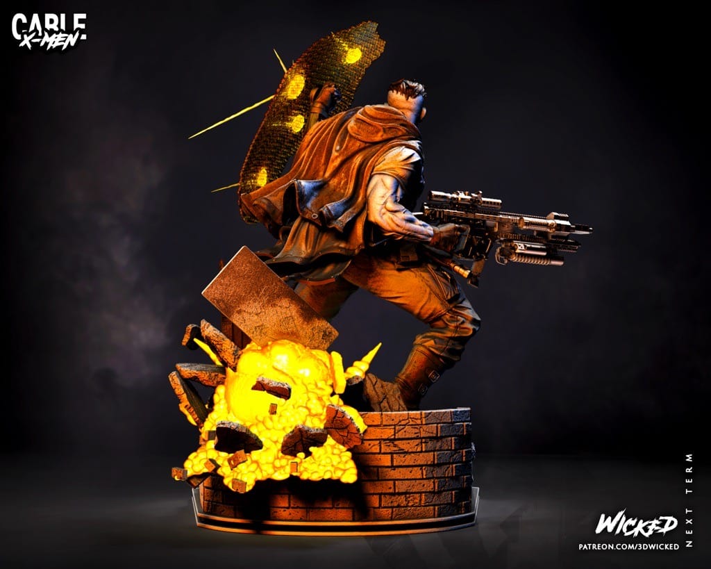 P站图纸印象馆 3DWicked 漫威 非凡X战警 电索 3DWicked 漫威 非凡X战警 电索