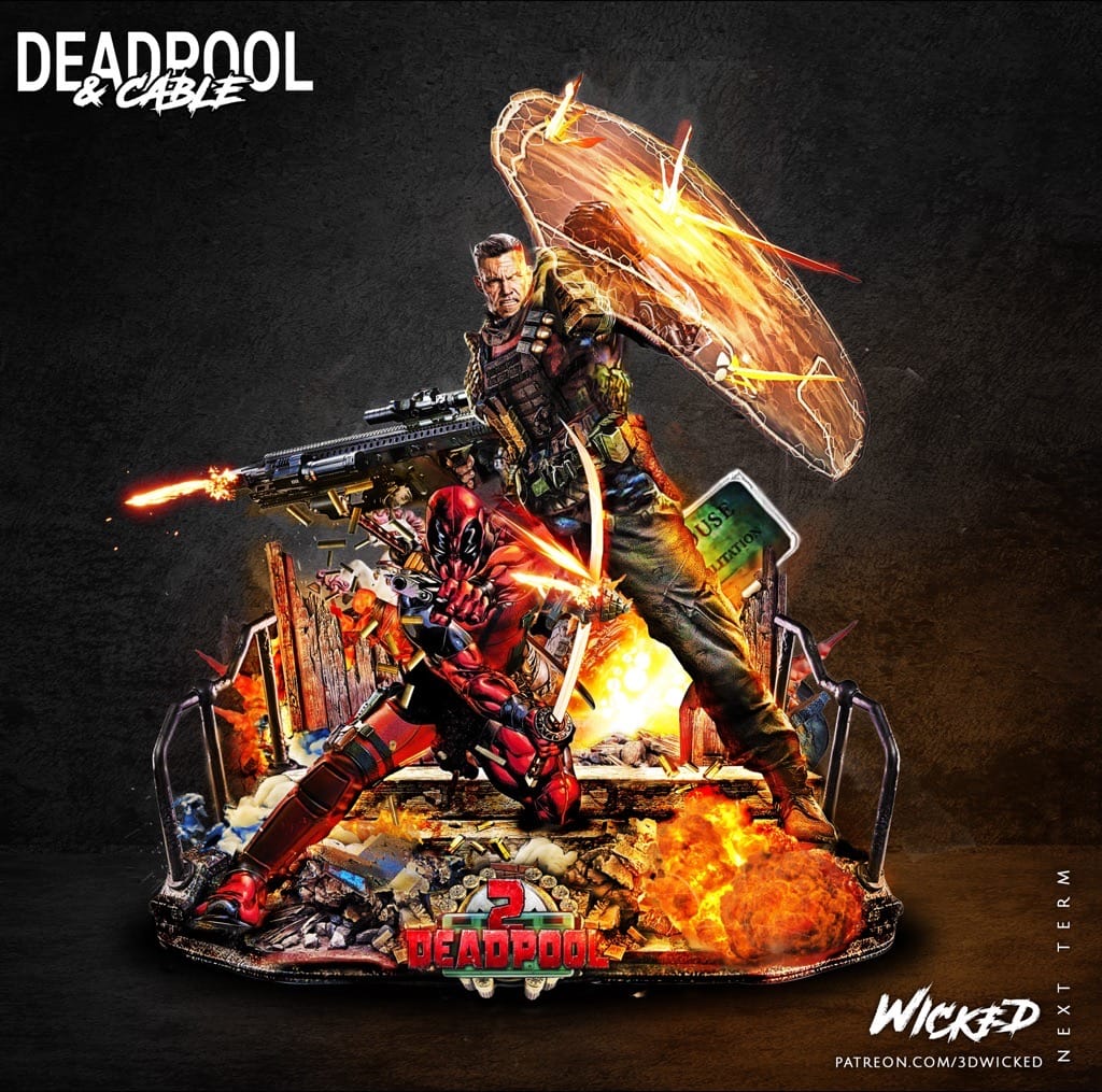 P站图纸印象馆 3DWicked 漫威 非凡X战警 电索 3DWicked 漫威 非凡X战警 电索