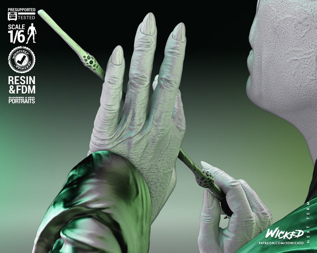 P站图纸印象馆 3DWicked 哈利波特 伏地魔 3DWicked 哈利波特 伏地魔