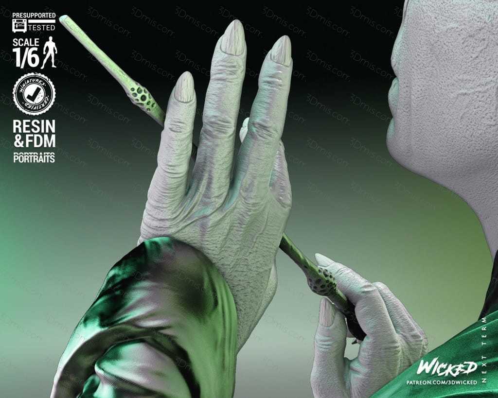 P站图纸印象馆 3DWicked 哈利波特 伏地魔 3DWicked 哈利波特 伏地魔