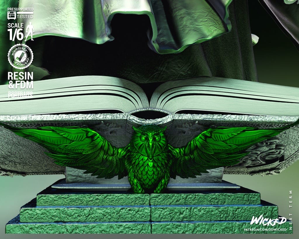 P站图纸印象馆 3DWicked 哈利波特 伏地魔 3DWicked 哈利波特 伏地魔