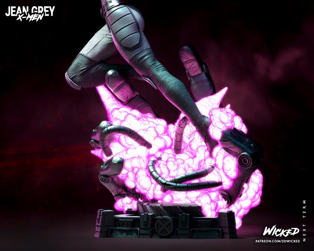 P站图纸印象馆 3DWicked 漫威 X战警 琴·葛蕾 3DWicked 漫威 X战警 琴·葛蕾