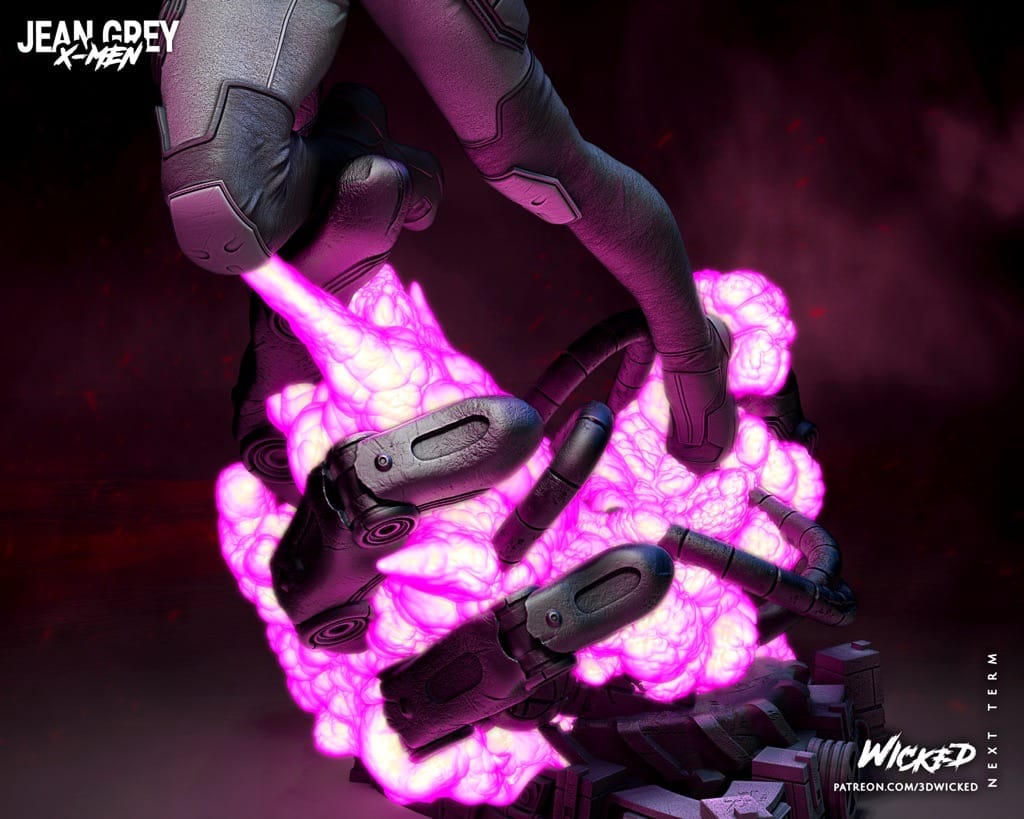 P站图纸印象馆 3DWicked 漫威 X战警 琴·葛蕾 3DWicked 漫威 X战警 琴·葛蕾