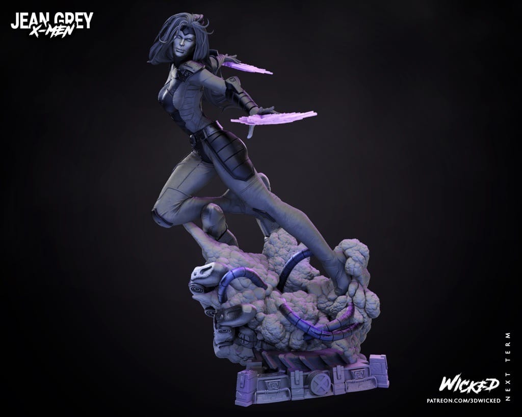 P站图纸印象馆 3DWicked 漫威 X战警 琴·葛蕾 3DWicked 漫威 X战警 琴·葛蕾