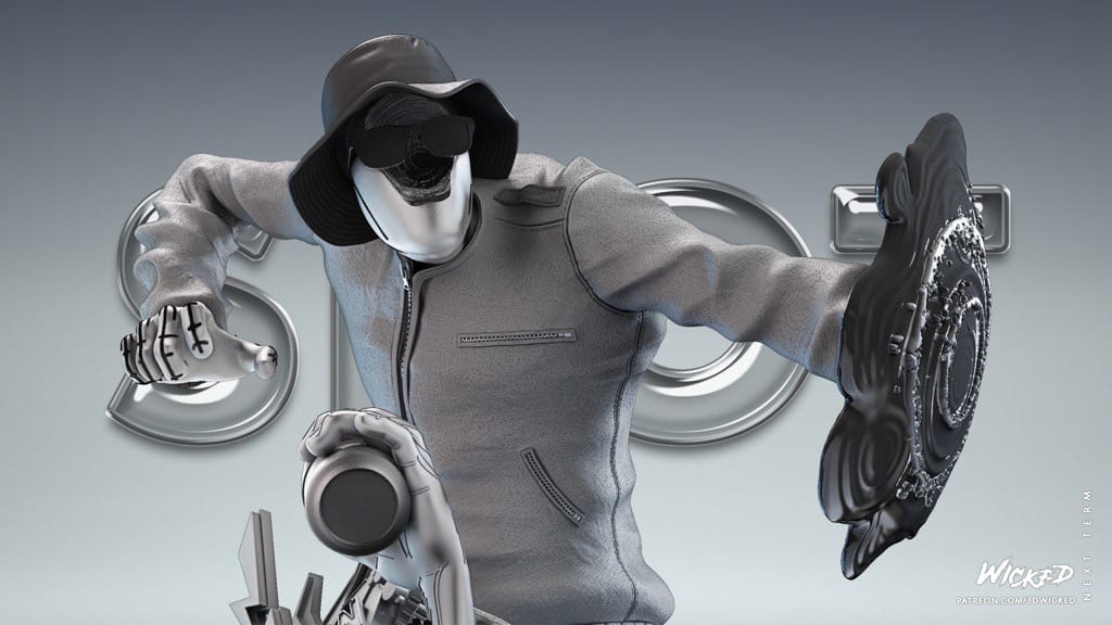 P站图纸印象馆 3DWicked 漫威 蜘蛛侠 斑点 3DWicked 漫威 蜘蛛侠 斑点