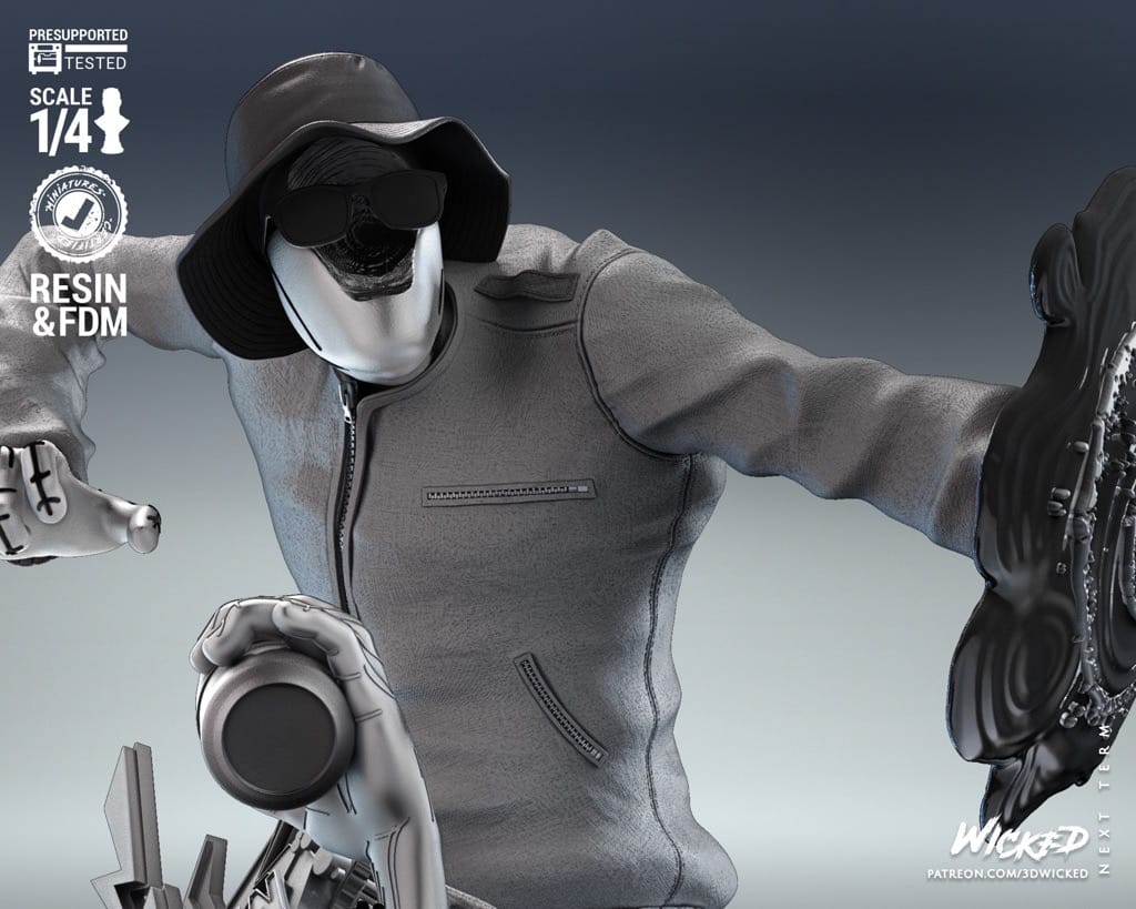 P站图纸印象馆 3DWicked 漫威 蜘蛛侠 斑点 3DWicked 漫威 蜘蛛侠 斑点