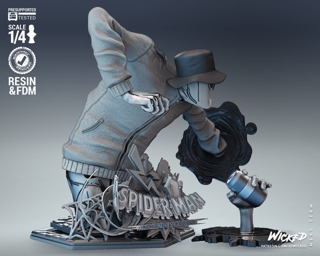 P站图纸印象馆 3DWicked 漫威 蜘蛛侠 斑点 3DWicked 漫威 蜘蛛侠 斑点