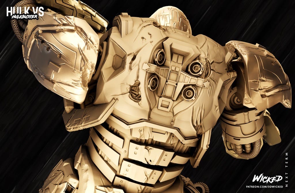 P站图纸印象馆 3DWicked 漫威 复联 奥创纪元 反浩克装甲 3DWicked 漫威 复联 奥创纪元 反浩克装甲