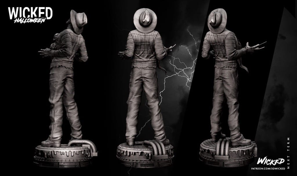 P站图纸印象馆 3DWicked 猛鬼街 弗莱迪·克鲁格 3DWicked 猛鬼街 弗莱迪·克鲁格