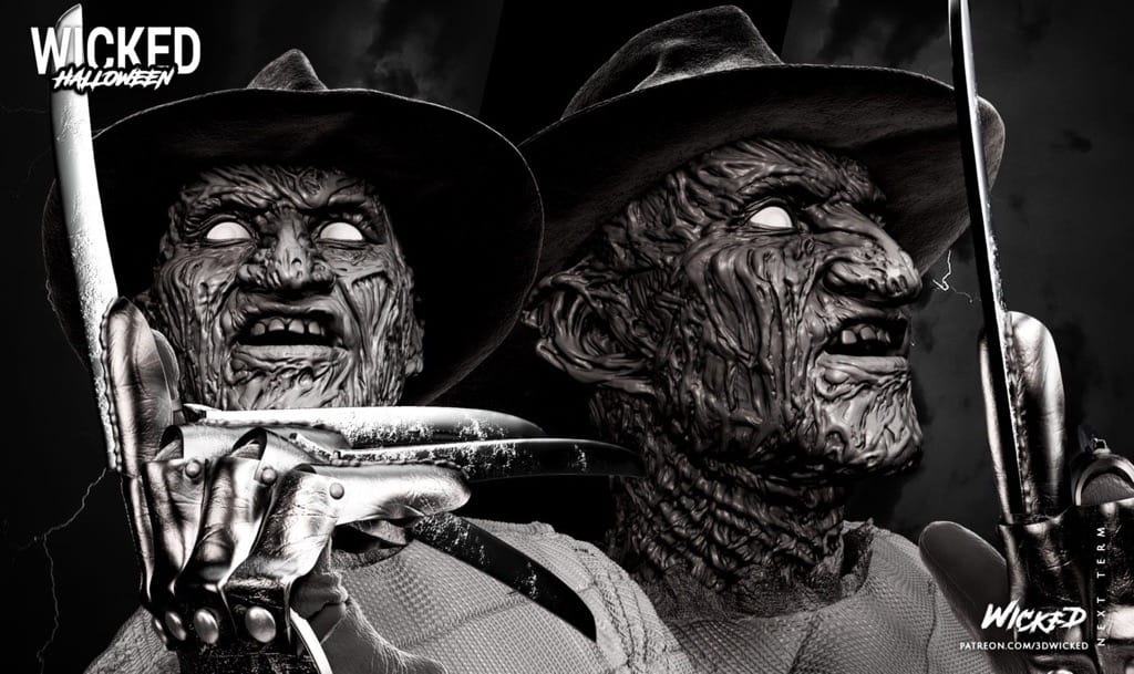 P站图纸印象馆 3DWicked 猛鬼街 弗莱迪·克鲁格 3DWicked 猛鬼街 弗莱迪·克鲁格