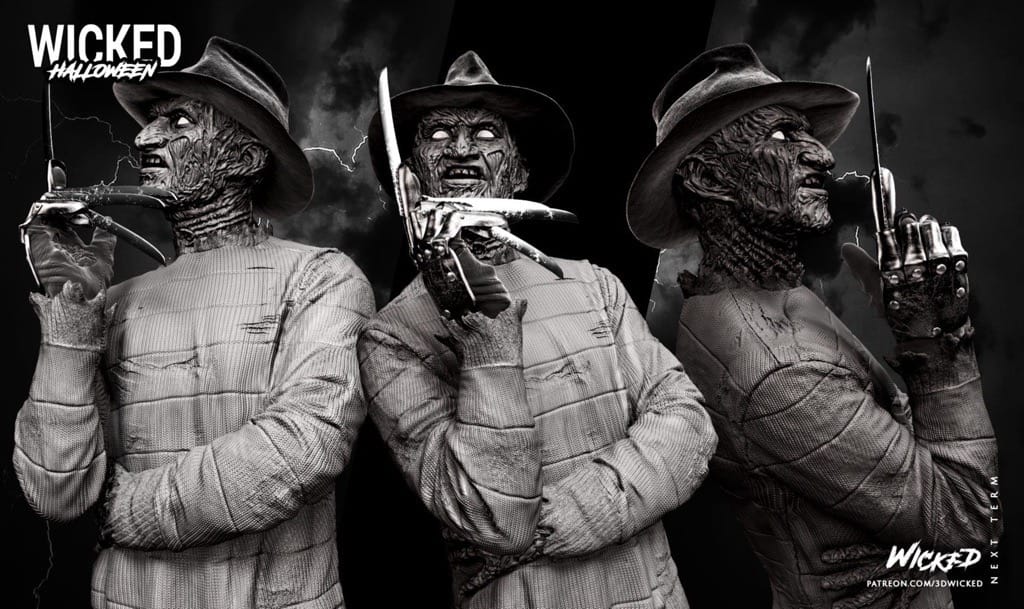 P站图纸印象馆 3DWicked 猛鬼街 弗莱迪·克鲁格 3DWicked 猛鬼街 弗莱迪·克鲁格