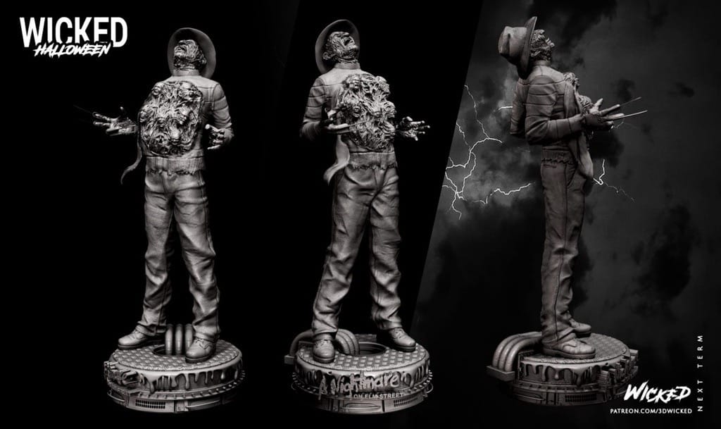 P站图纸印象馆 3DWicked 猛鬼街 弗莱迪·克鲁格 3DWicked 猛鬼街 弗莱迪·克鲁格