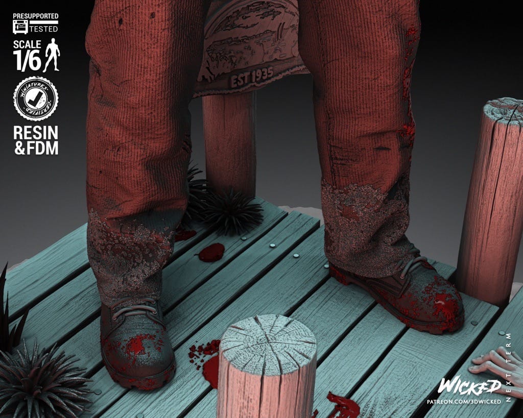 P站图纸印象馆 3DWicked 十三号星期五 杰森·沃赫斯 3DWicked 十三号星期五 杰森·沃赫斯