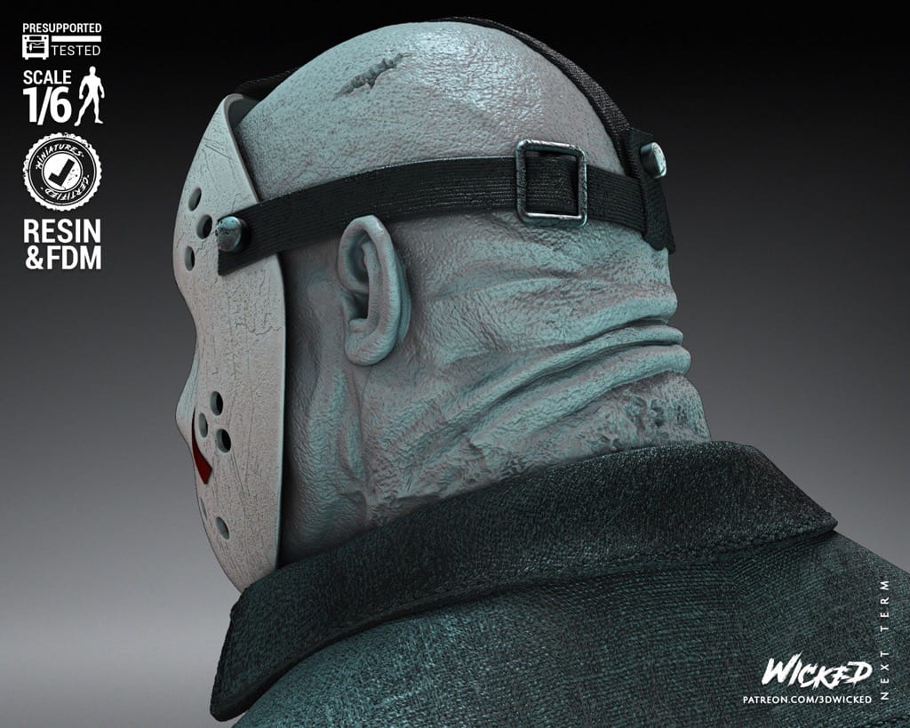 P站图纸印象馆 3DWicked 十三号星期五 杰森·沃赫斯 3DWicked 十三号星期五 杰森·沃赫斯