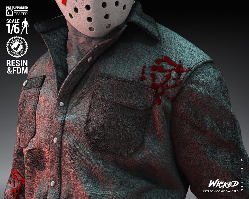 P站图纸印象馆 3DWicked 十三号星期五 杰森·沃赫斯 3DWicked 十三号星期五 杰森·沃赫斯