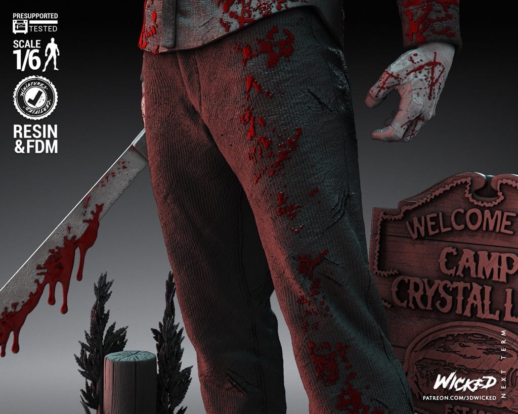 P站图纸印象馆 3DWicked 十三号星期五 杰森·沃赫斯 3DWicked 十三号星期五 杰森·沃赫斯